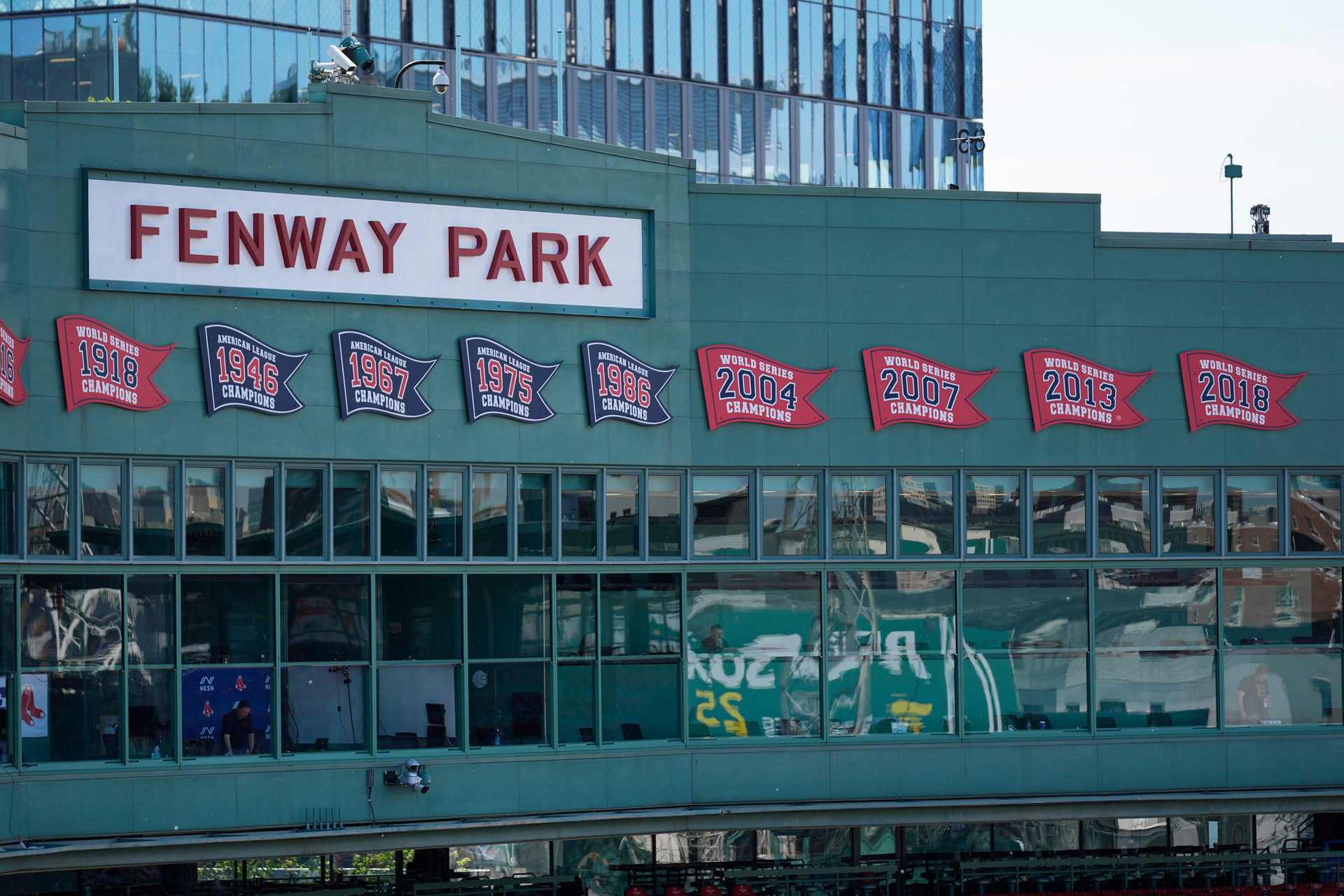 Fenway Park press box