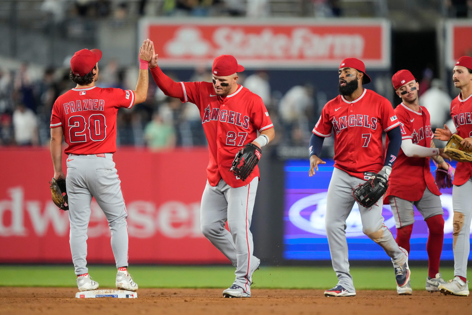 Mike Trout and the Angels in the Bronx