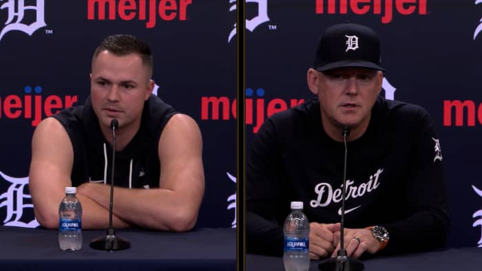 Tarik Skubal and A.J. Hinch
