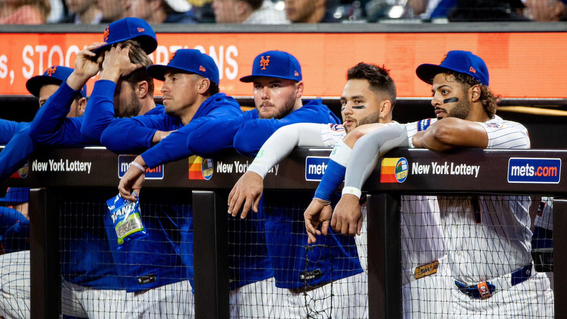 Mets' dugout
