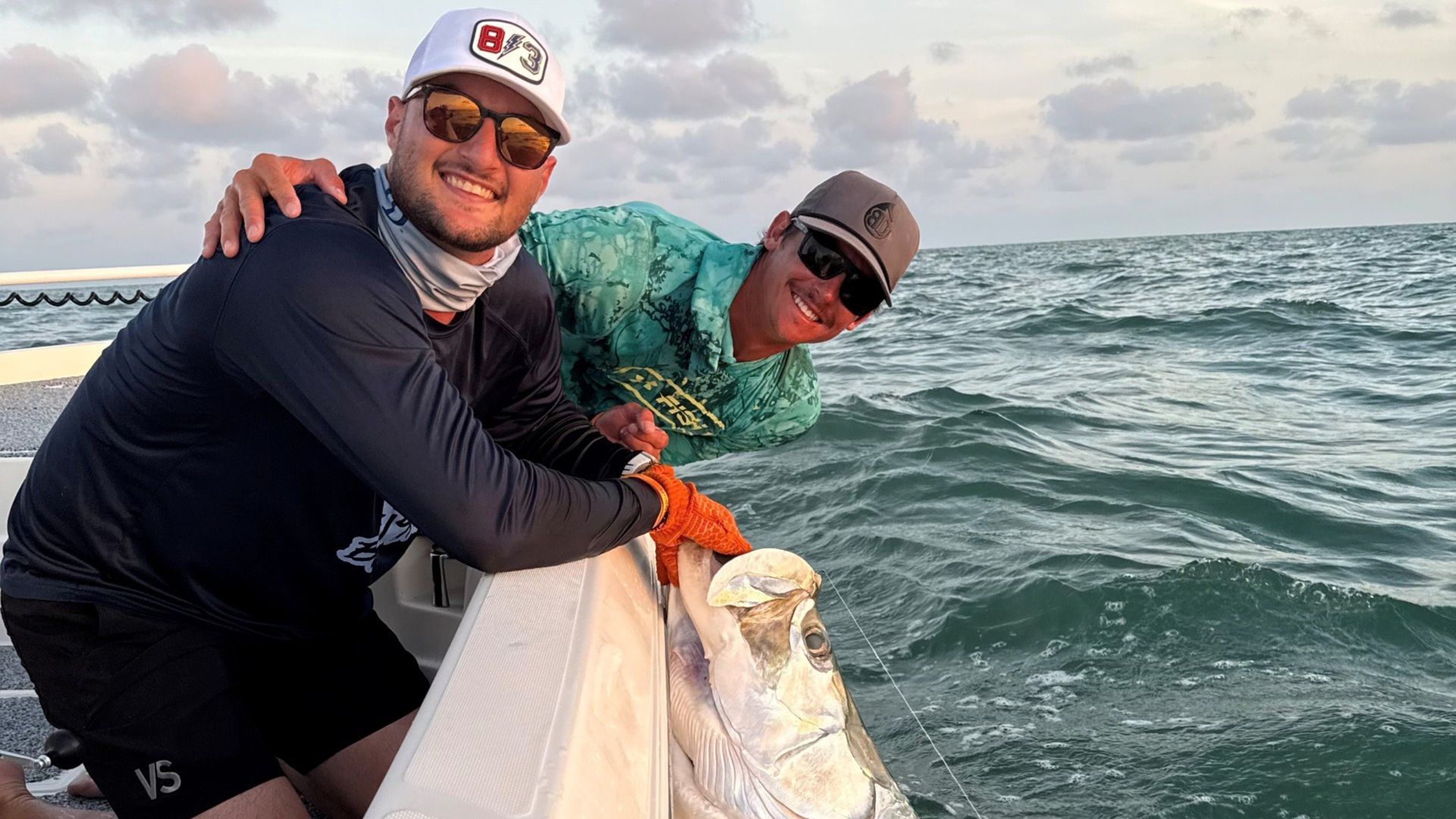 Shane McClanahan (left) and Captain Jake Rogers