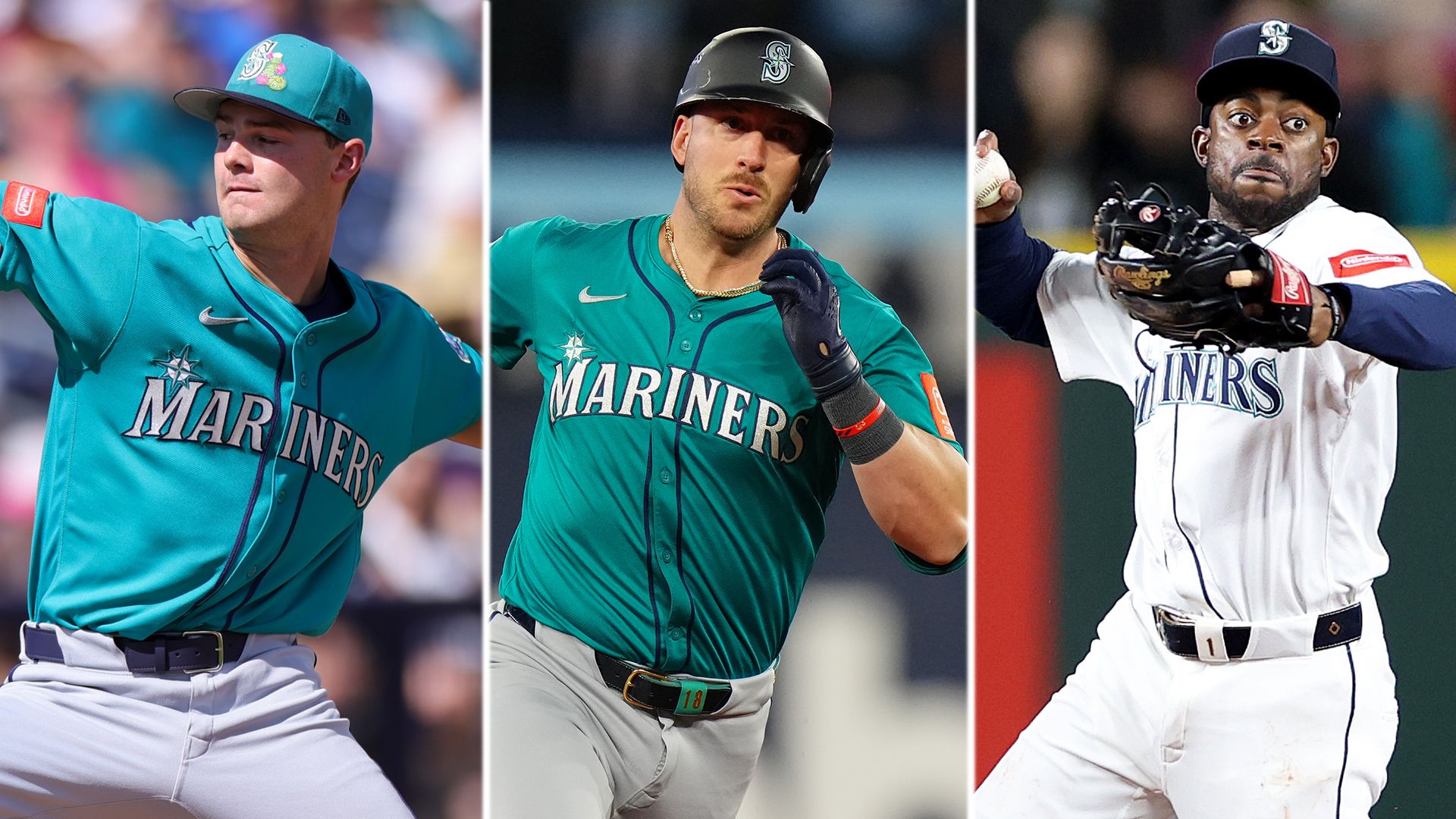 Kade Anderson, Mitch Garver and Ryan Bliss