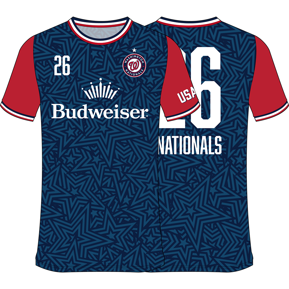 Nationals soccer jersey giveaway