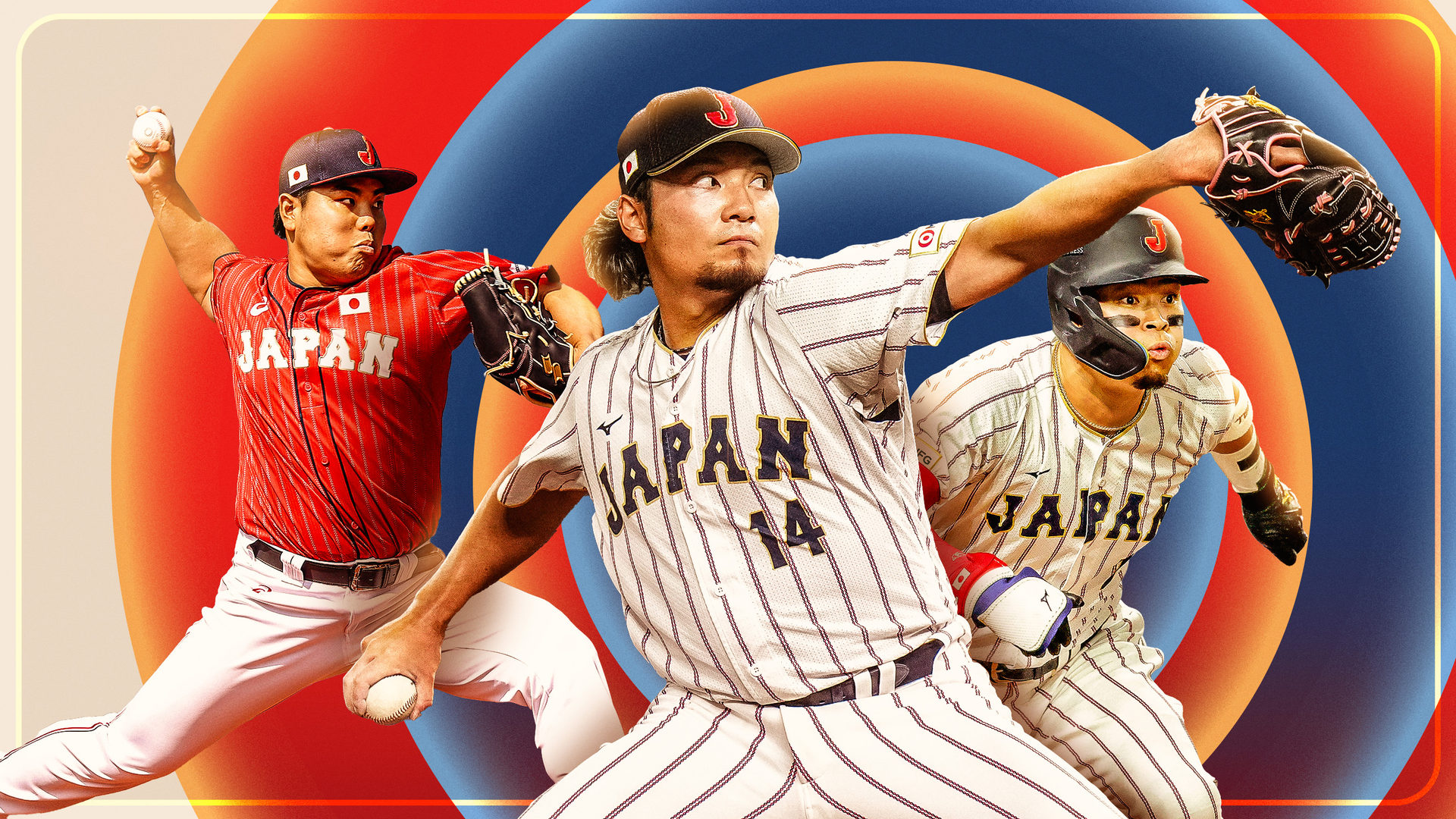From left: Kaima Taira, Hiromi Itoh, Teruaki Sato. Design by Tom Forget.