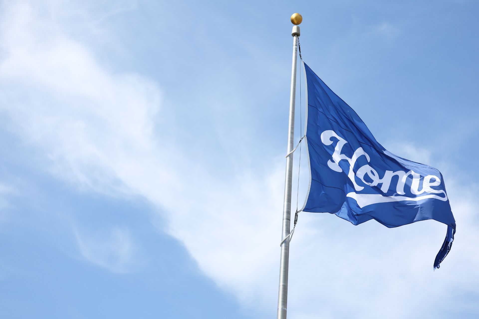 Flag at Kauffman Stadium