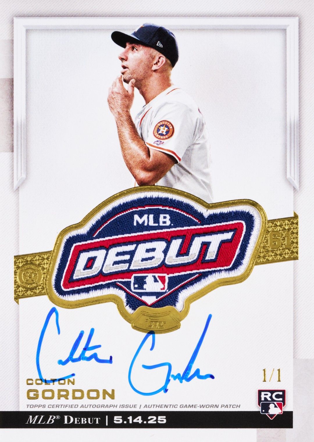 Colton Gordon baseball card