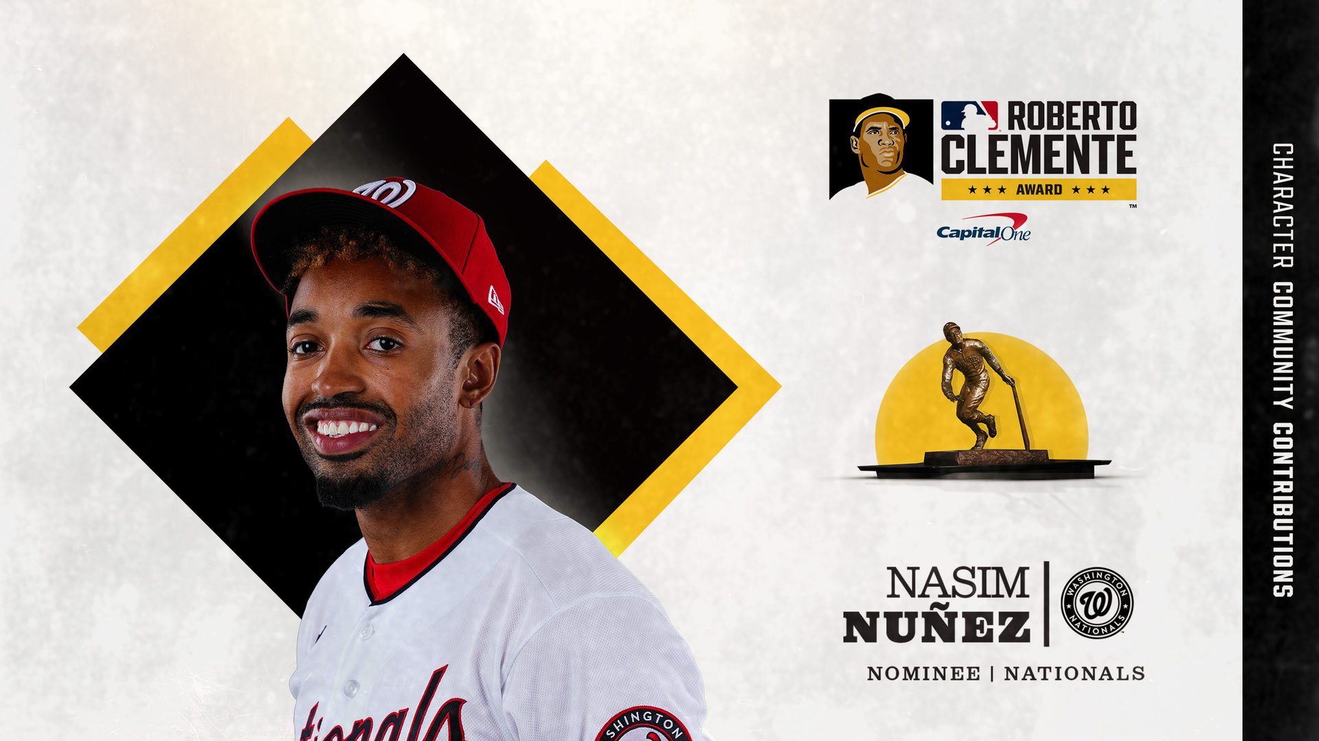 Nasim Nuñez Roberto Clemente Award