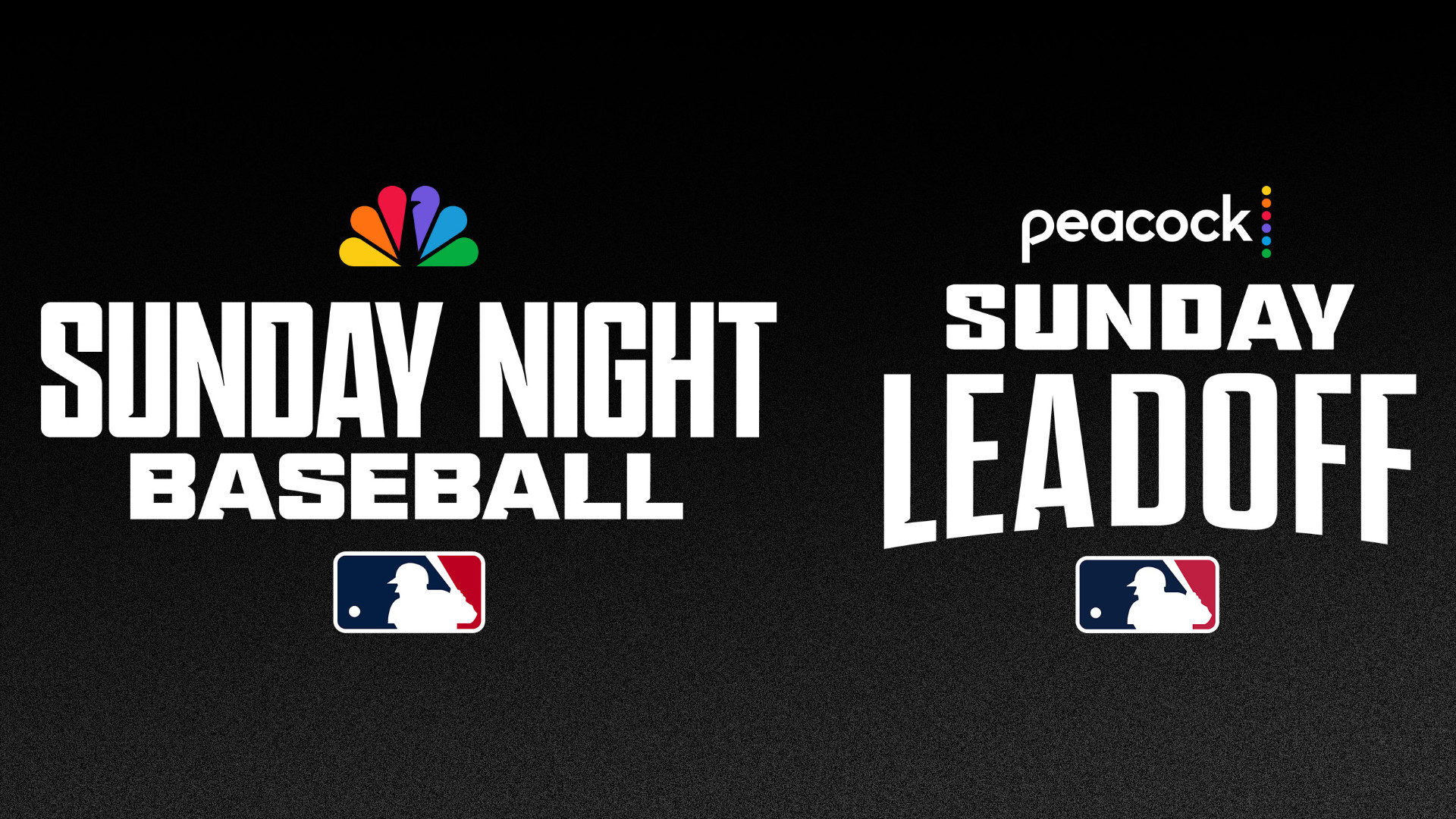 Sunday Night Baseball/Sunday Leadoff on NBC/Peacock graphic