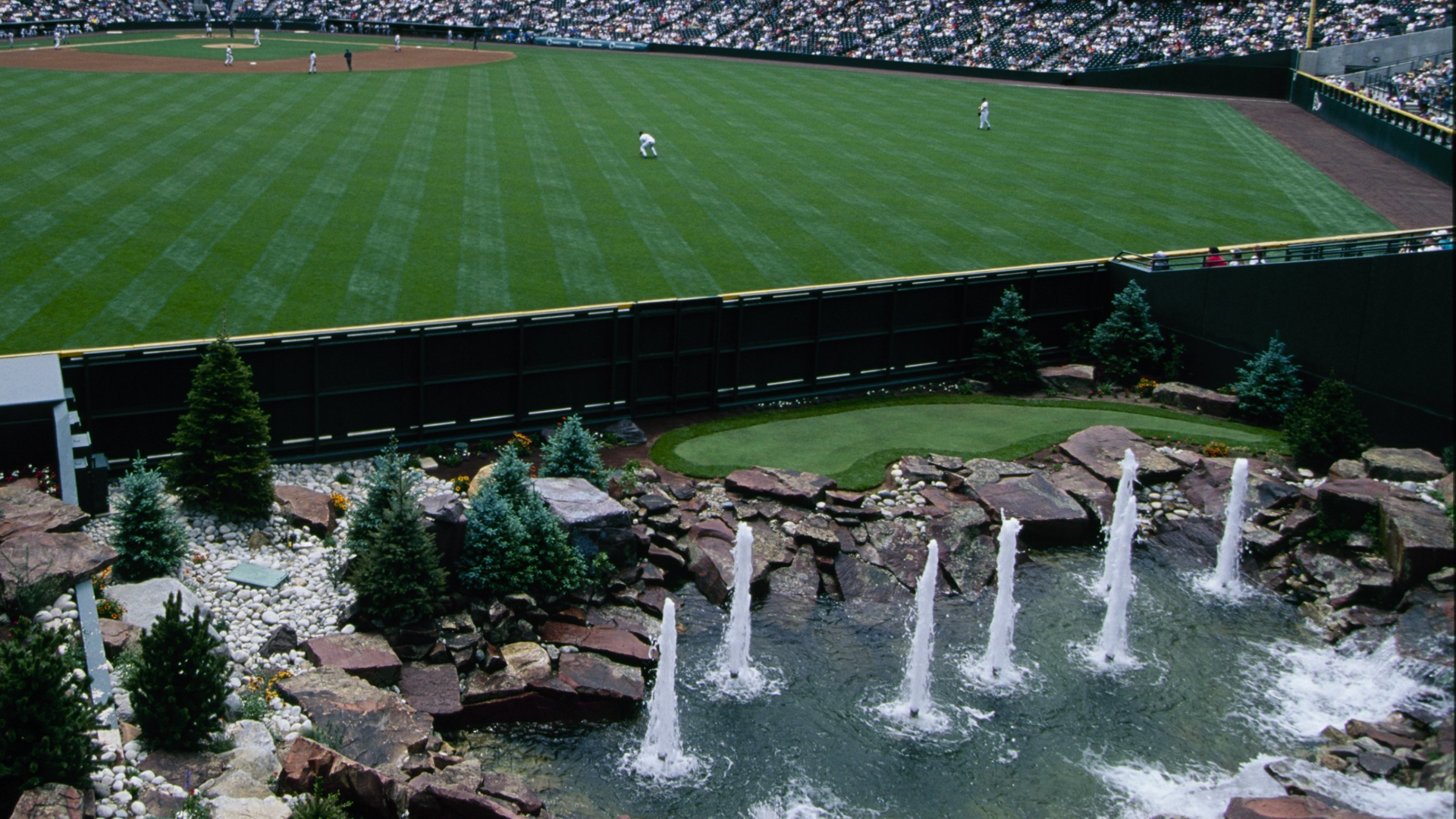 Coors center-field fountains