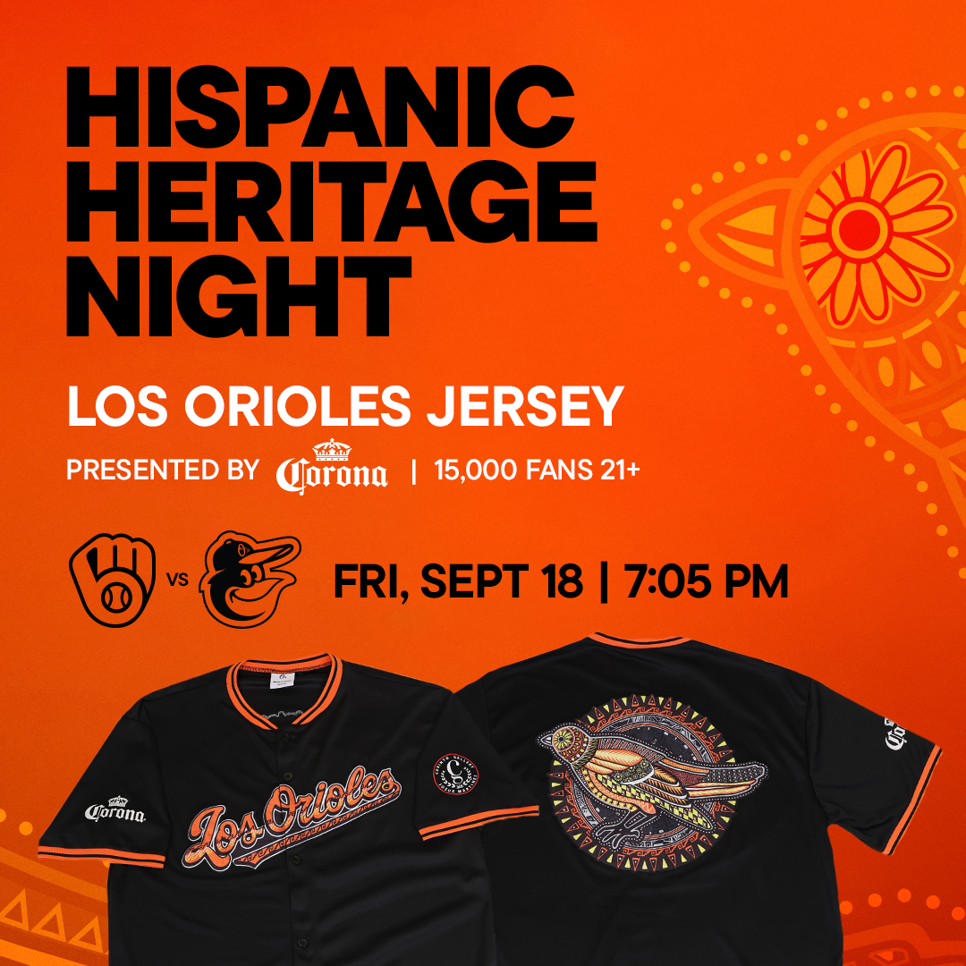 Los Orioles jersey for Hispanic Heritage Night