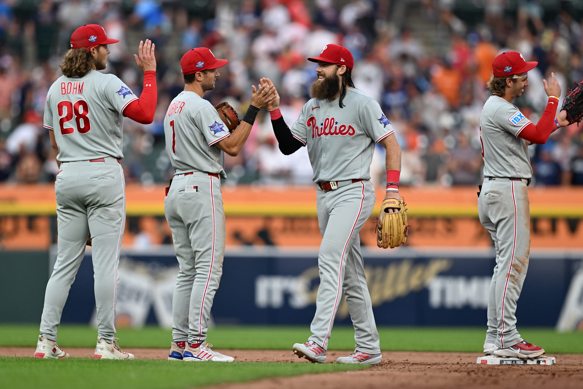 Phillies celebrate win