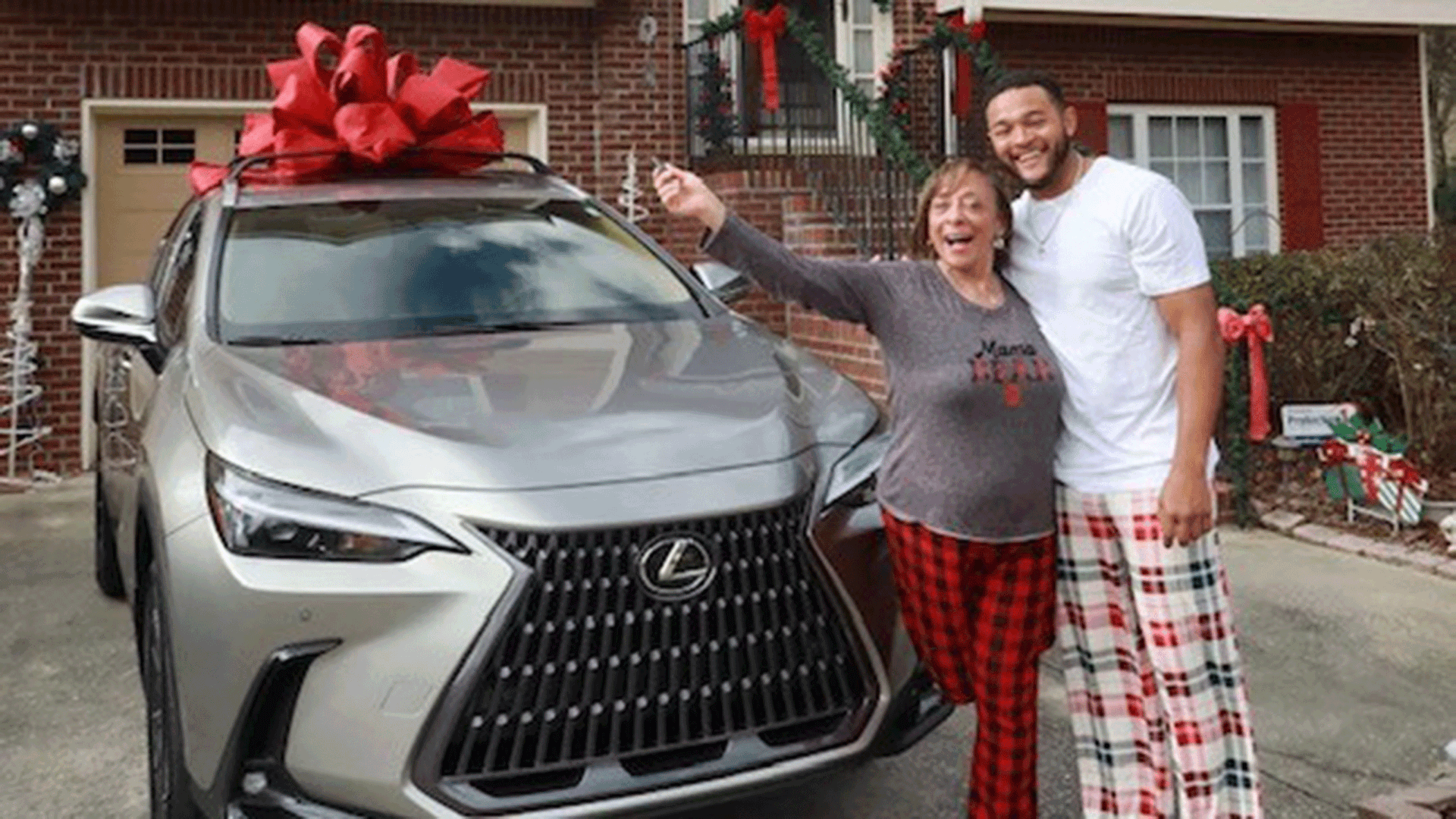 Victor Scott II and his mother, Mary Scott