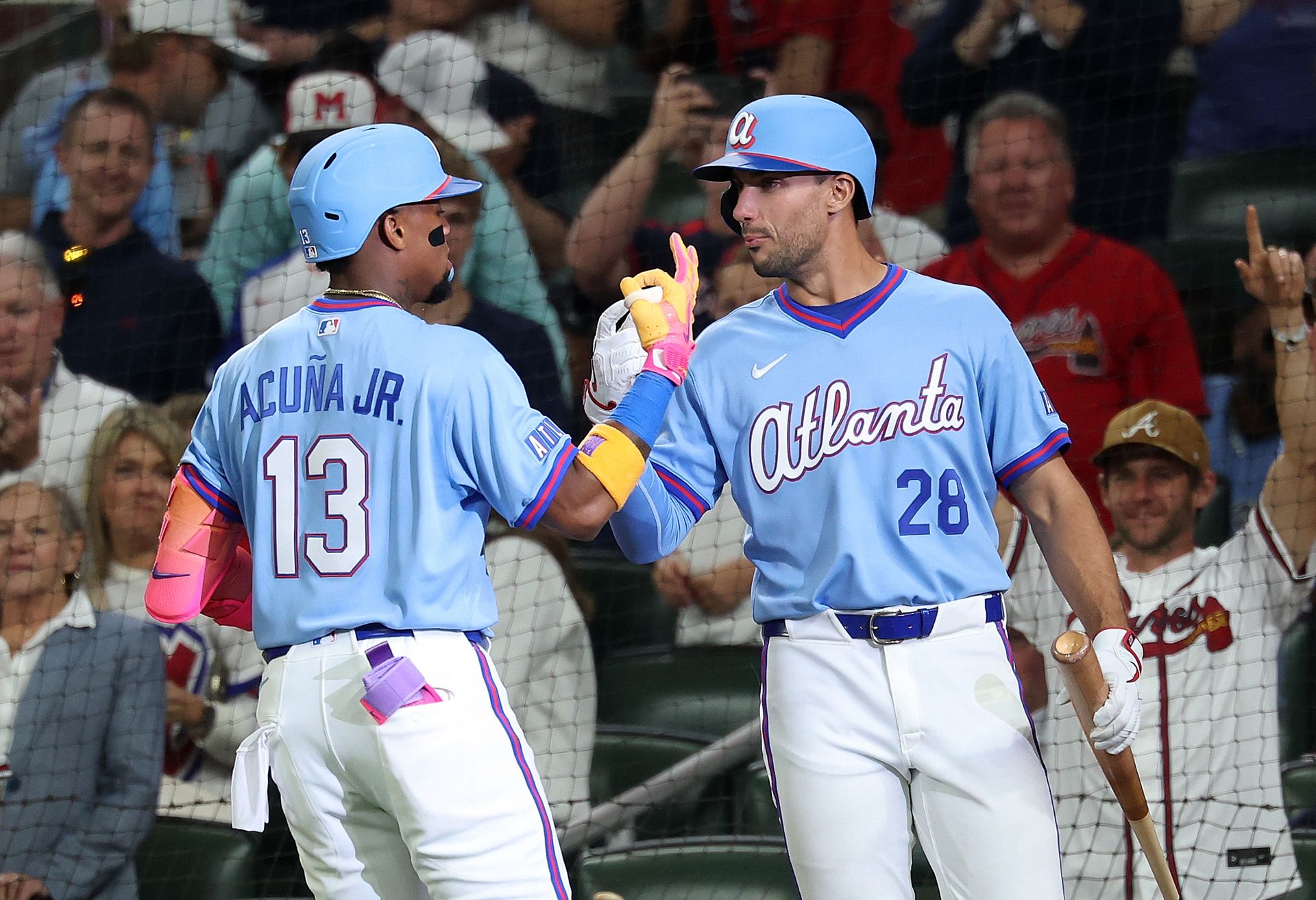 Matt Olson and Ronald Acuña Jr.