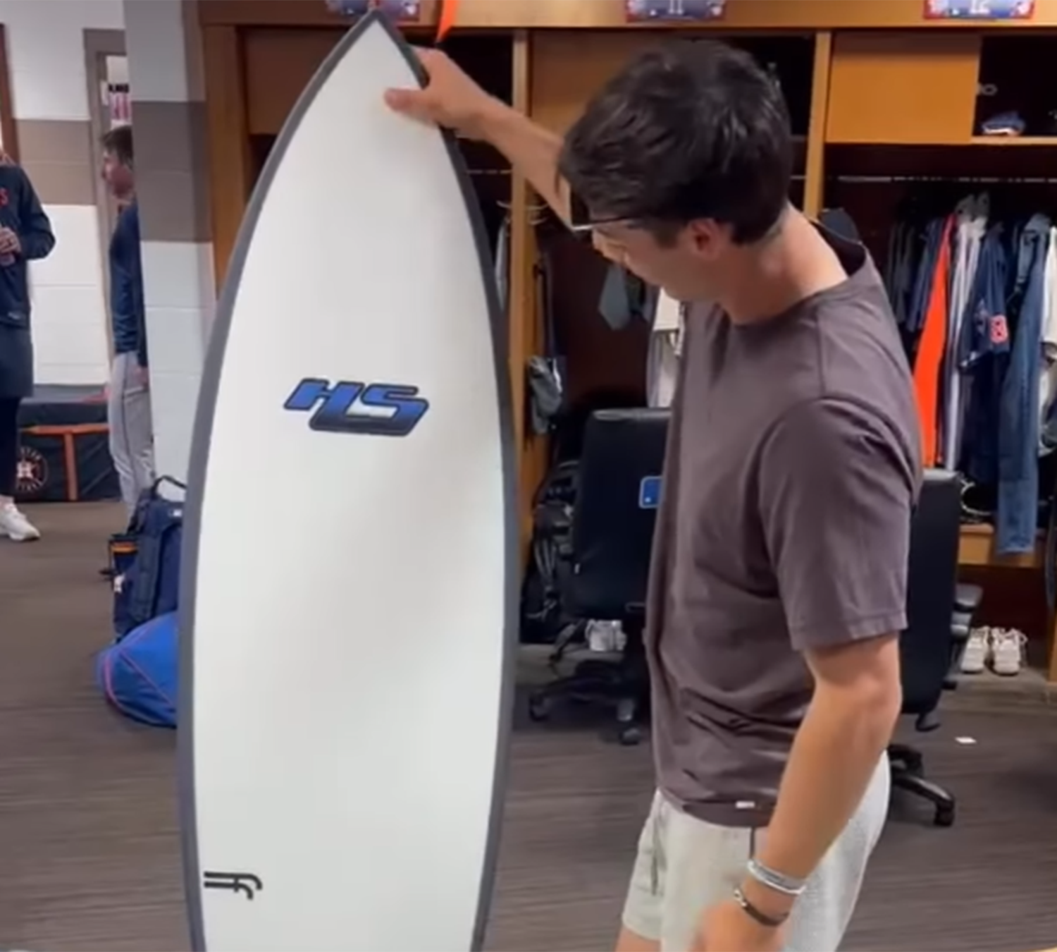 Shay Whitcomb's surfboard