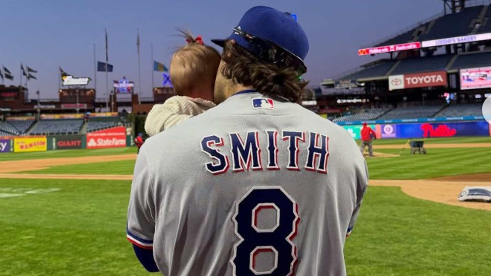 Josh Smith with daughter Charlotte