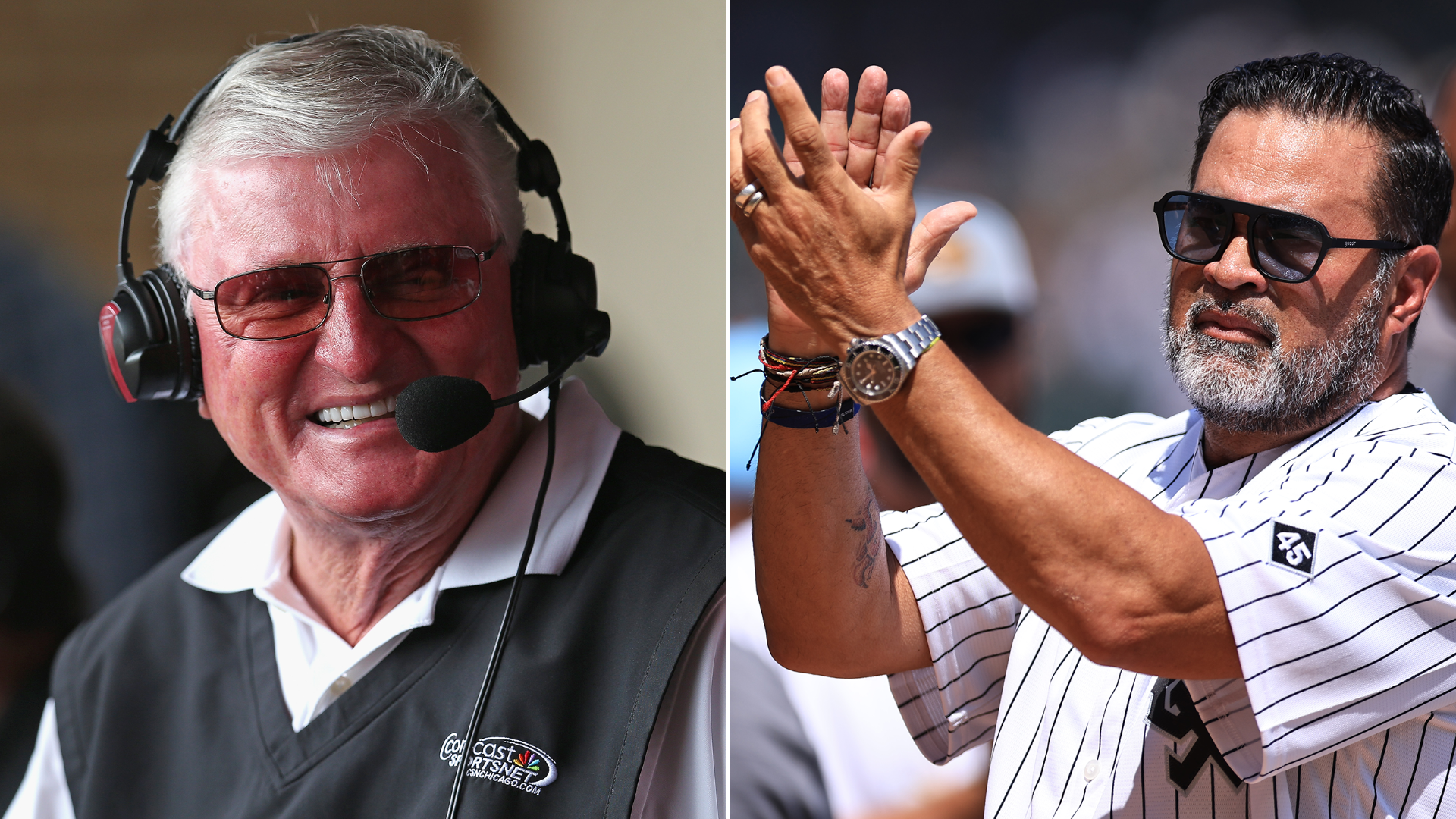 Hawk Harrelson and Ozzie Guillen