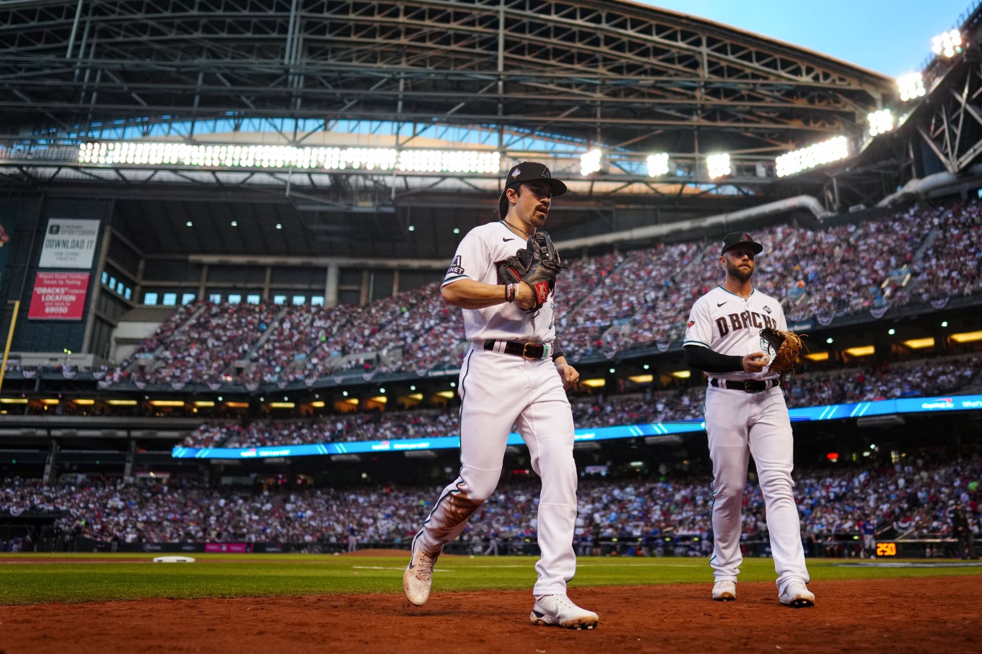 Corbin Carroll and Christian Walker in 2023 World Series