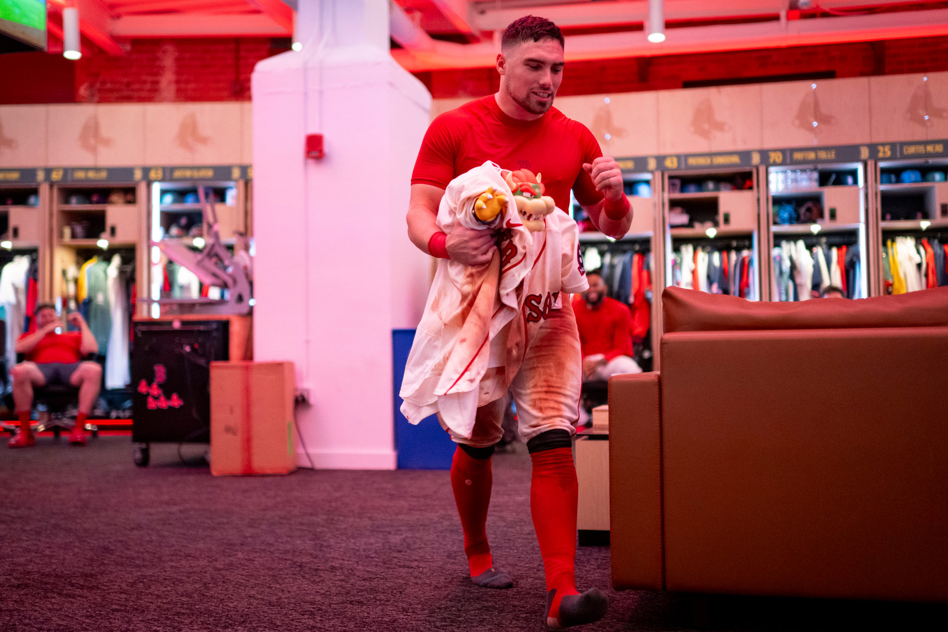 Caleb Durbin with Bowser