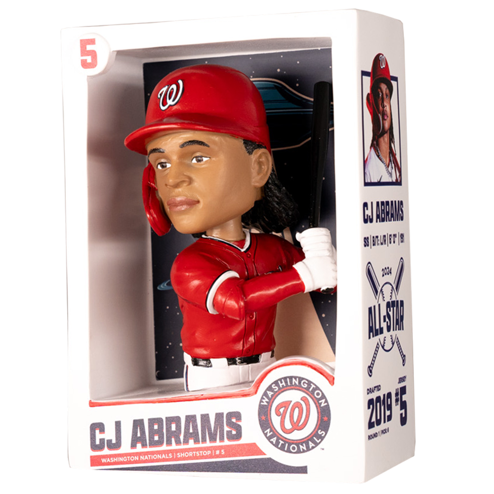 CJ Abrams baseball card bobblehead