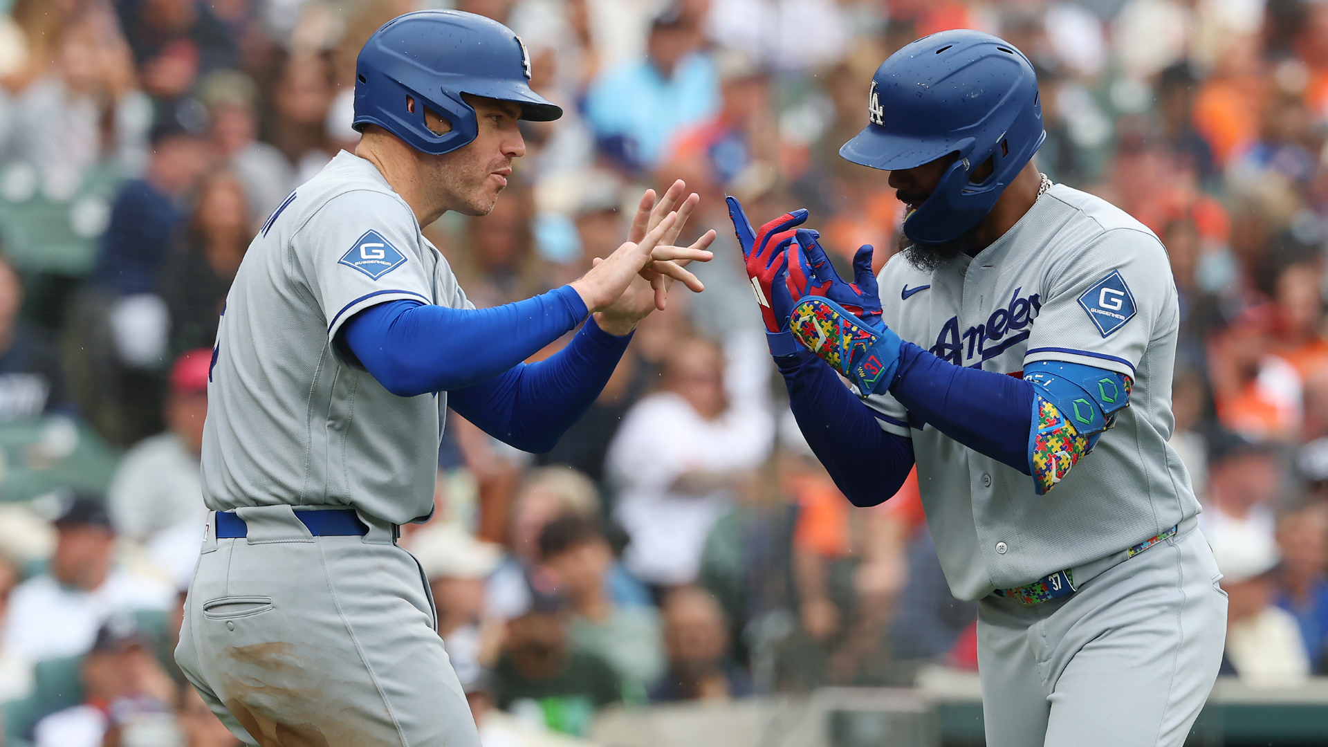 Freddie Freeman and Teoscar Hernández