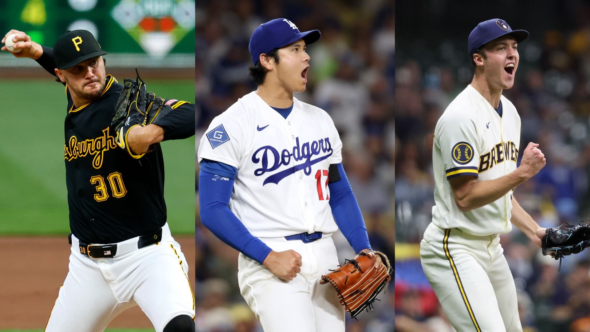 Paul Skenes, Shohei Ohtani and Jacob Misiorowski