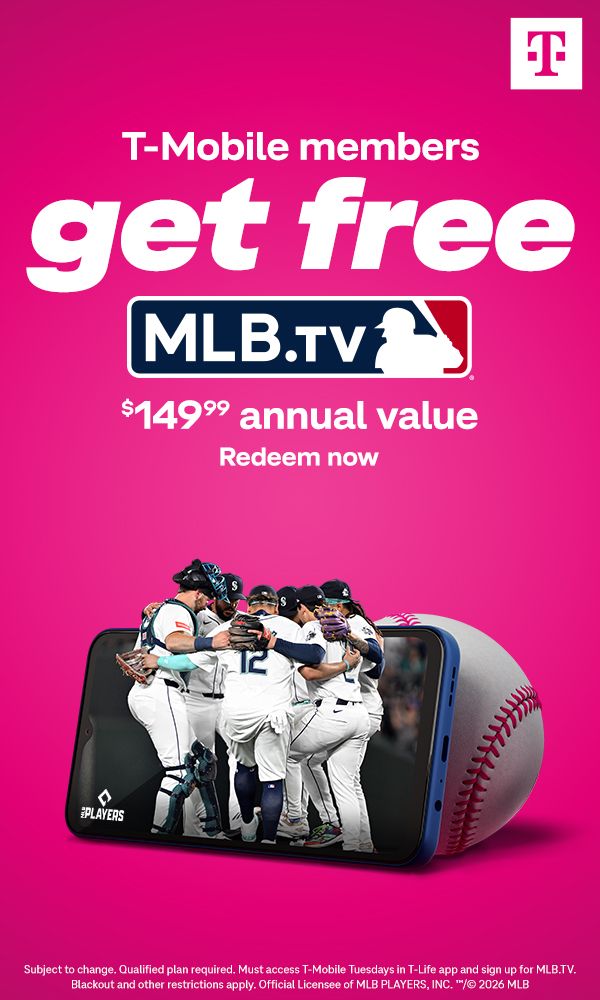T-Mobile members get free MLB.TV