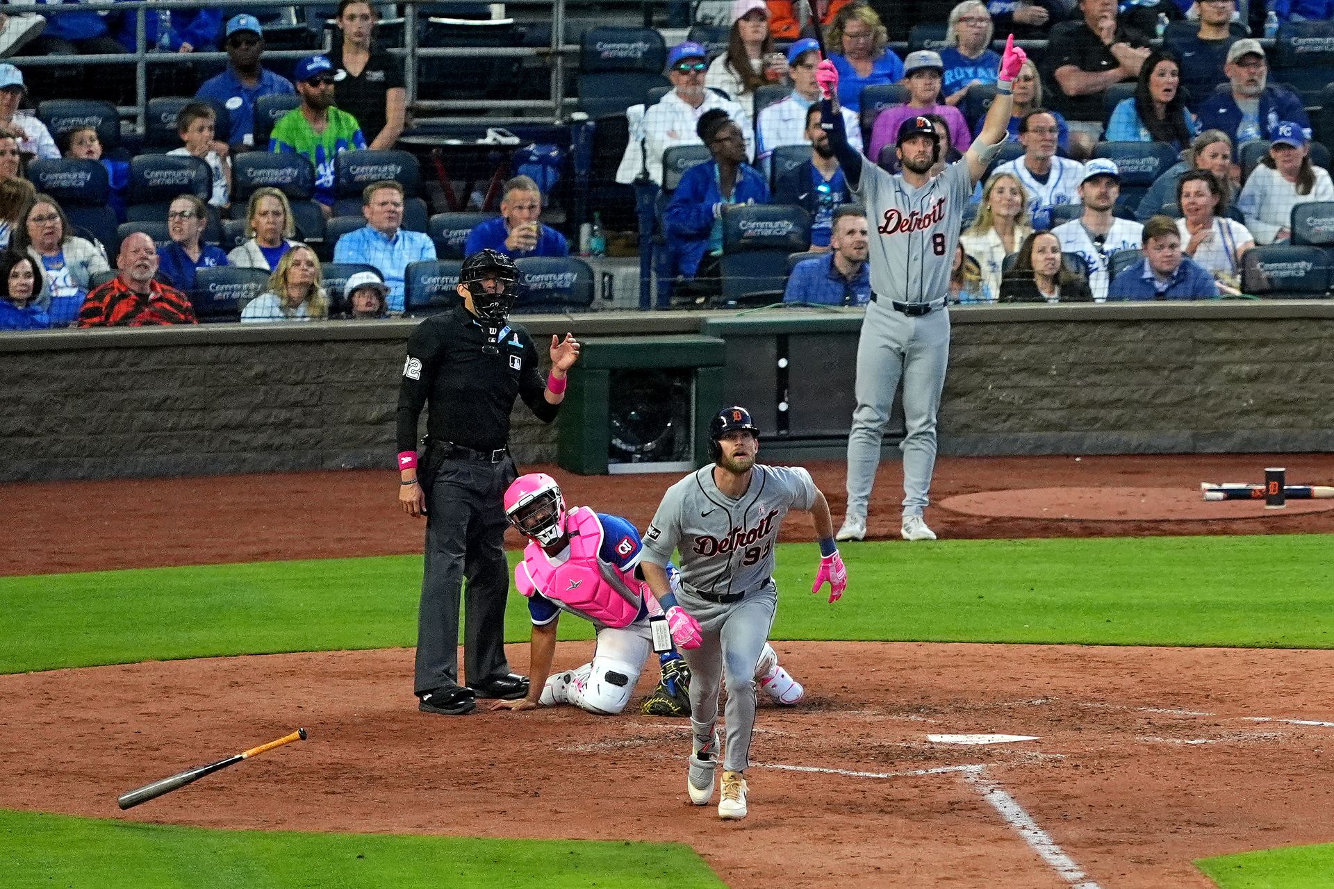 Gage Workman hits his 1st career home run
