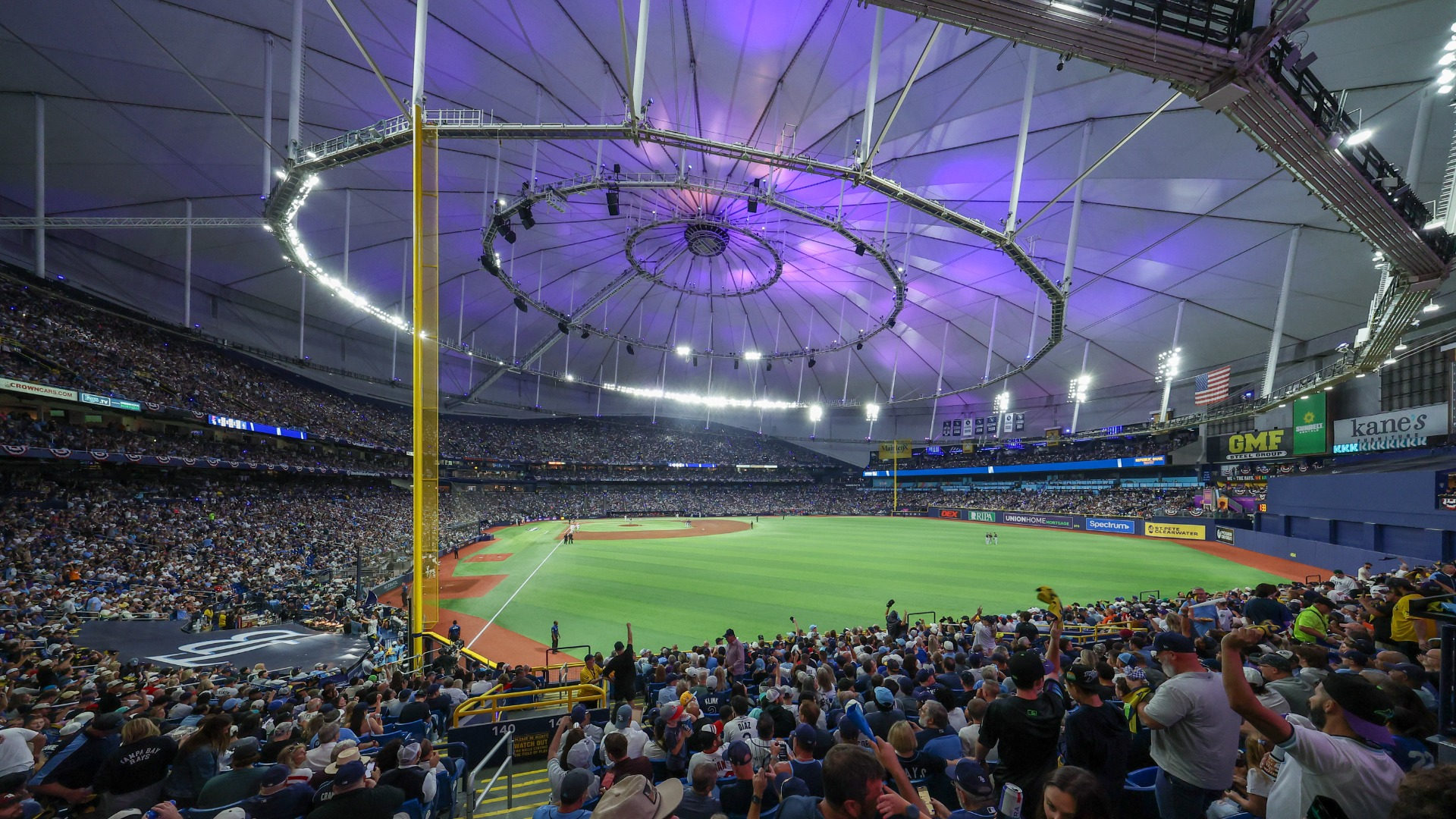 Tropicana Field during the postseason