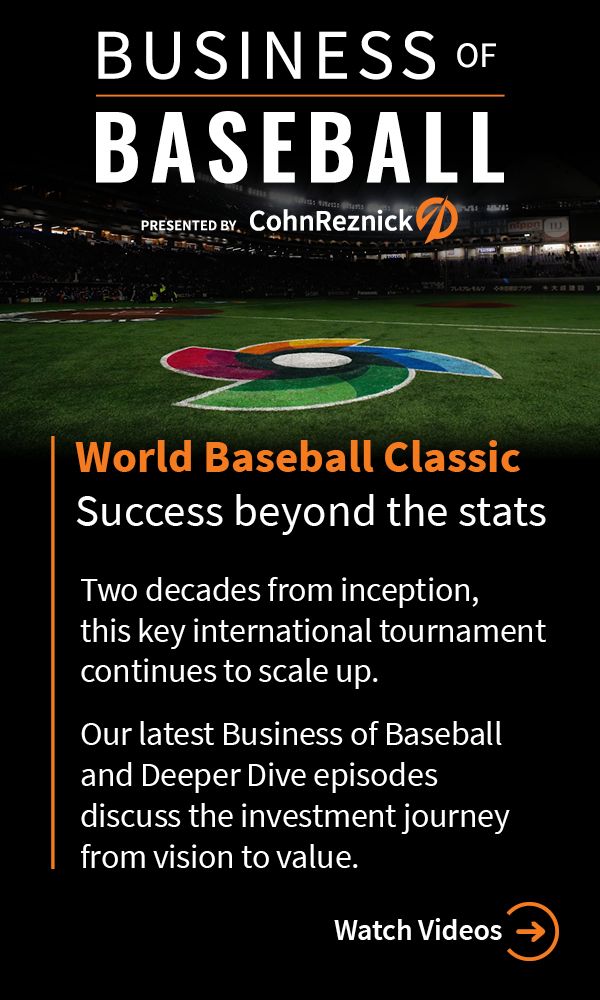 CohnReznick Business of Baseball. World Baseball Classic. Success beyond the stats.