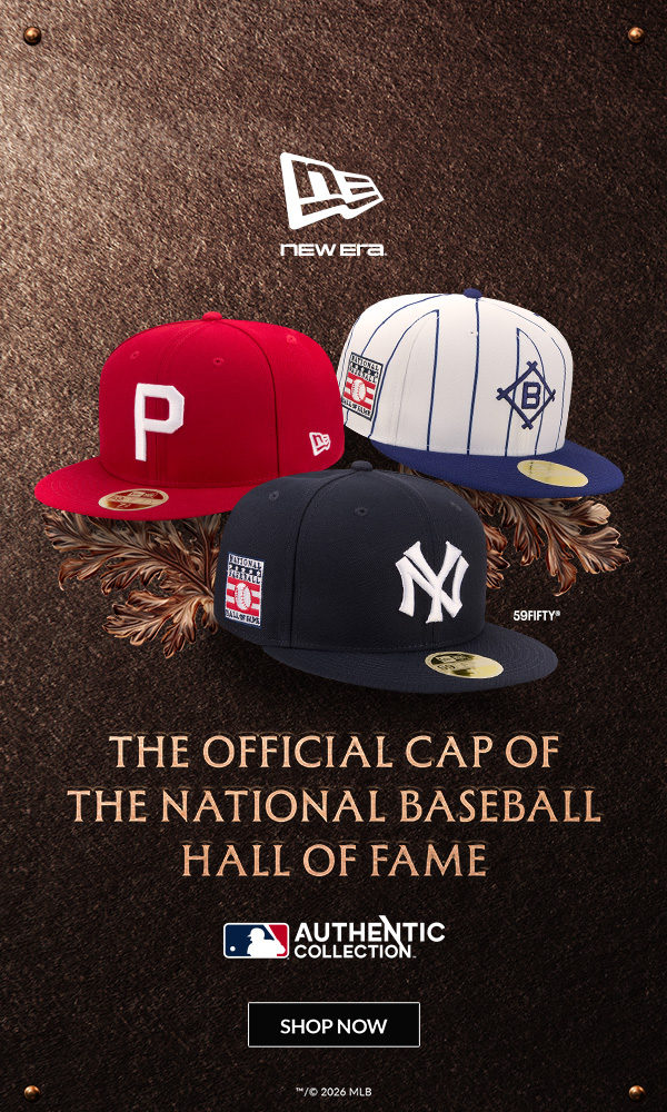 New Era brings you The Official 2026 MLB Hall of Fame Collection available now