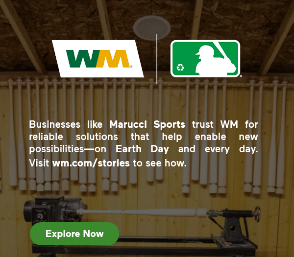Businesses like Marucci Sports trust WM for reliable solutions that help enable new possibilities—on Earth Day and every day. Visit wm.com/stories to see how.