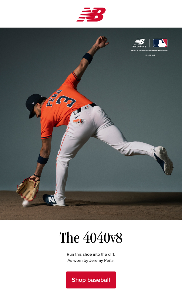 The 4040v8. Run this shoe into the dirt. As worn by Jeremy Peña.