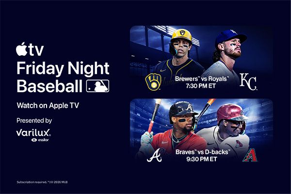 Friday Night Baseball. Watch on Apple TV+