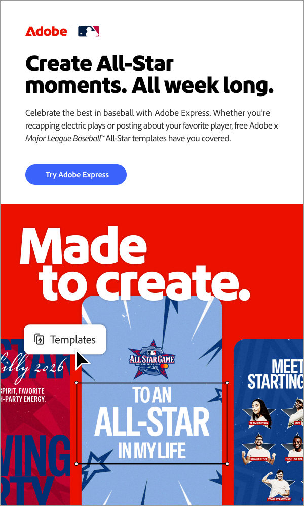 Create All-Star moments. All week long.