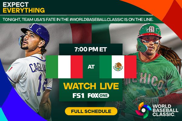 WORLD BASEBALL CLASSIC FULL SCHEDULE