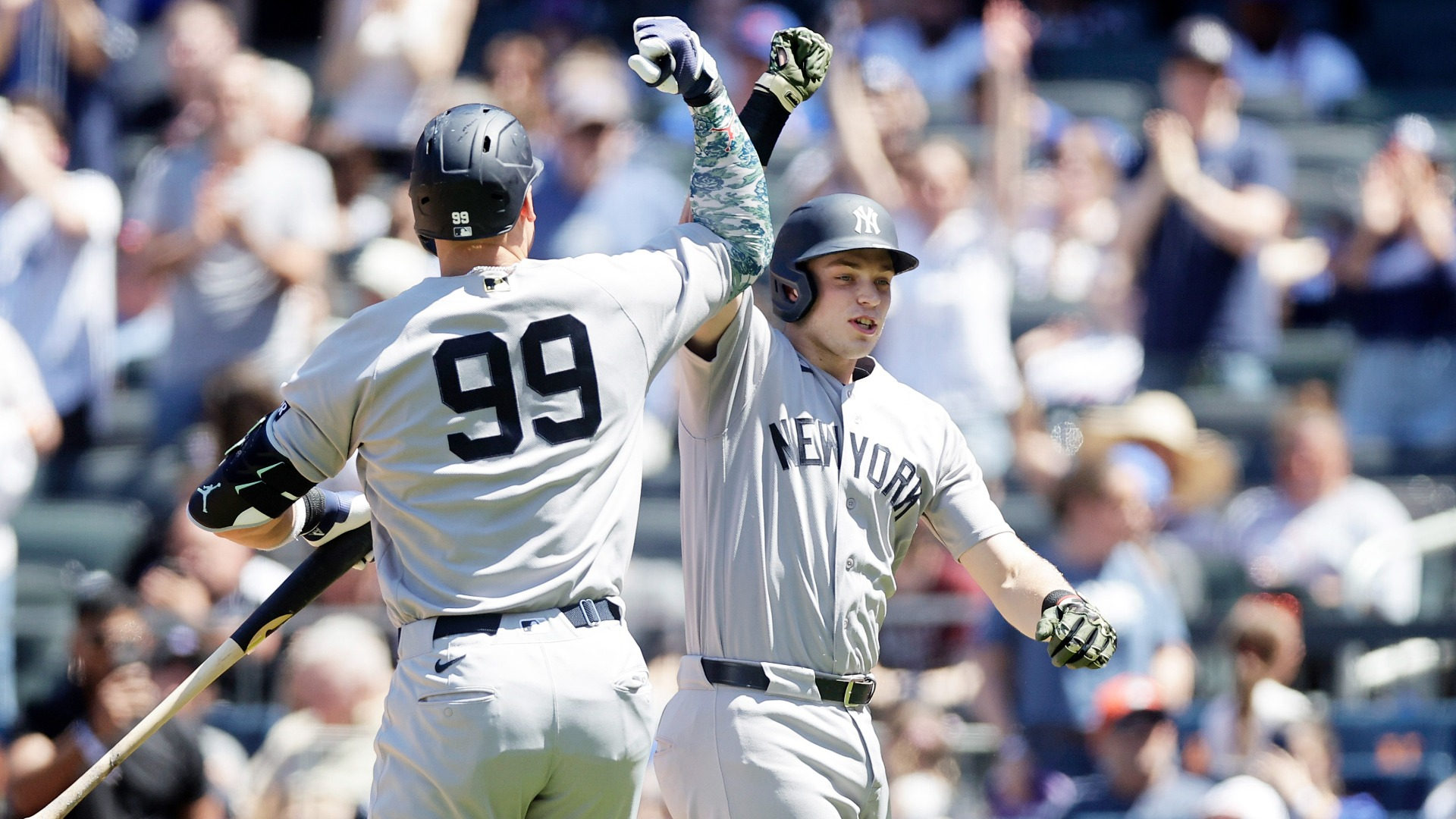 Aaron Judge and Ben Rice