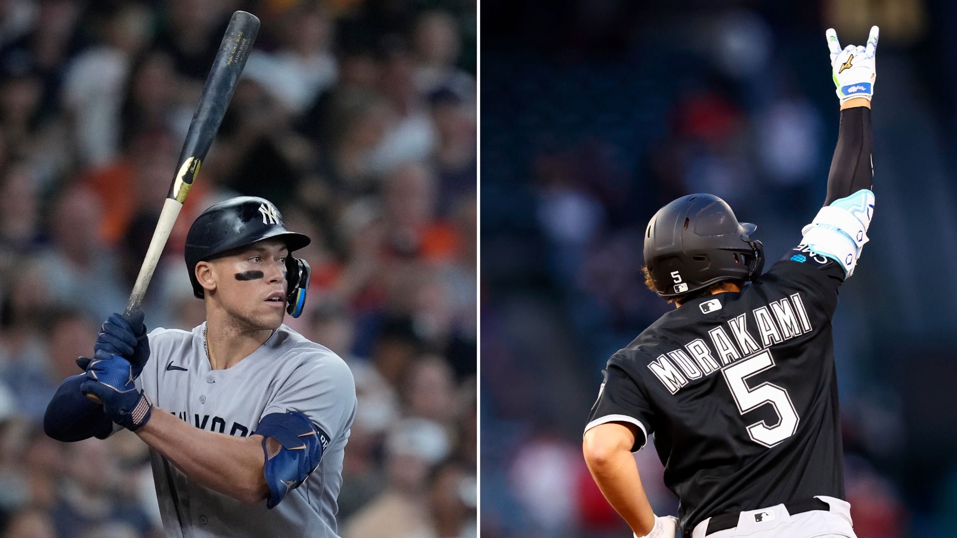 Aaron Judge and Munetaka Murakami