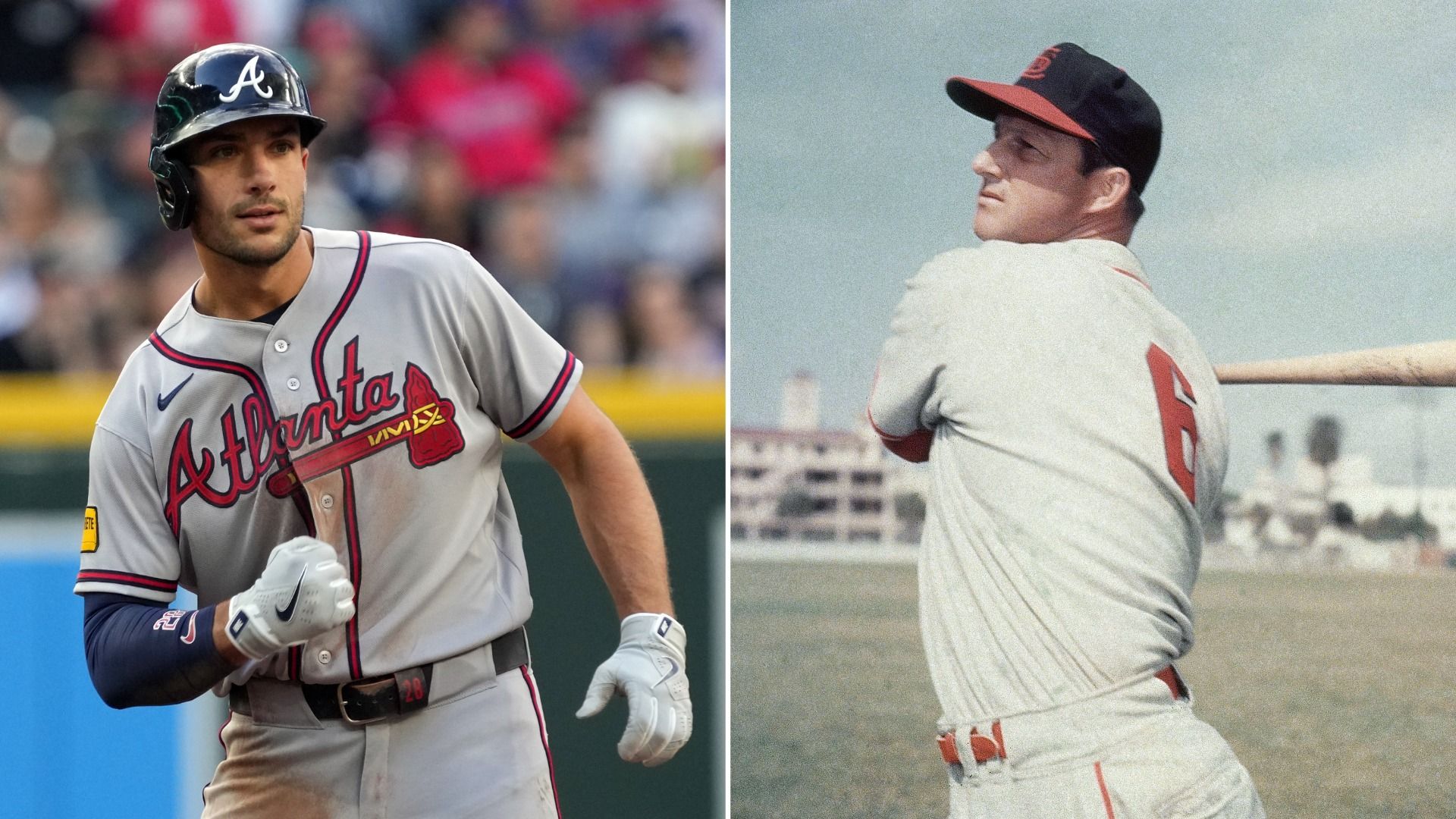 Matt Olson and Stan Musial