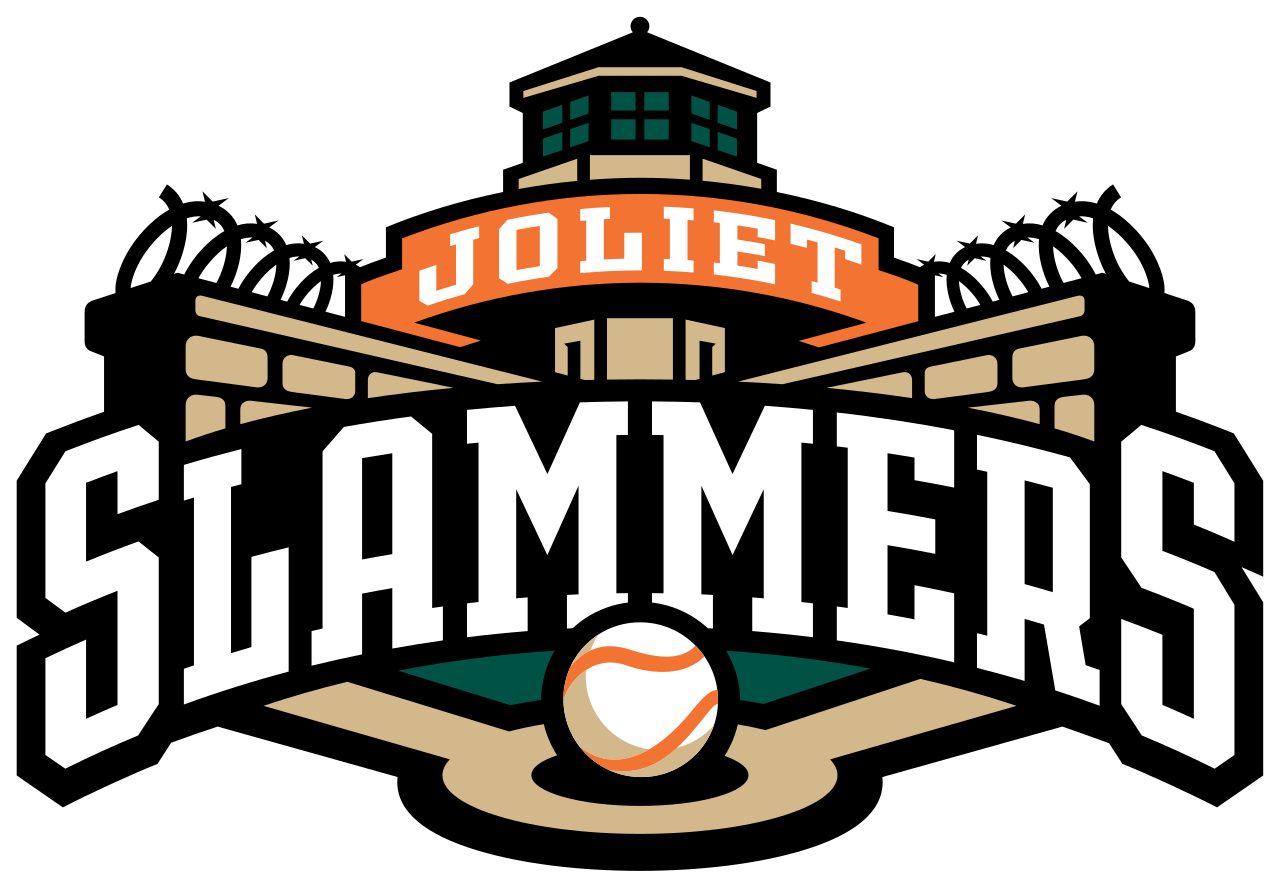 The Joliet Slammers' prison-inspired logo