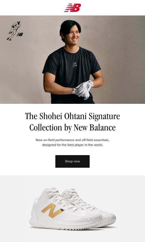 The Shohei Ohtani Signature Collection by New Balance New on- field performance and off-field essentials, designed for the best player in the world. Shop now 