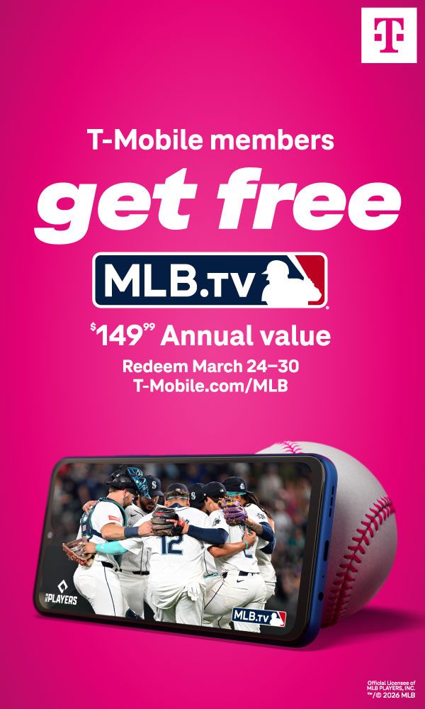T-Mobile members get free MLB.TV