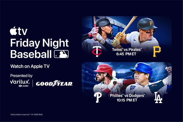 Friday Night Baseball. Watch on Apple TV