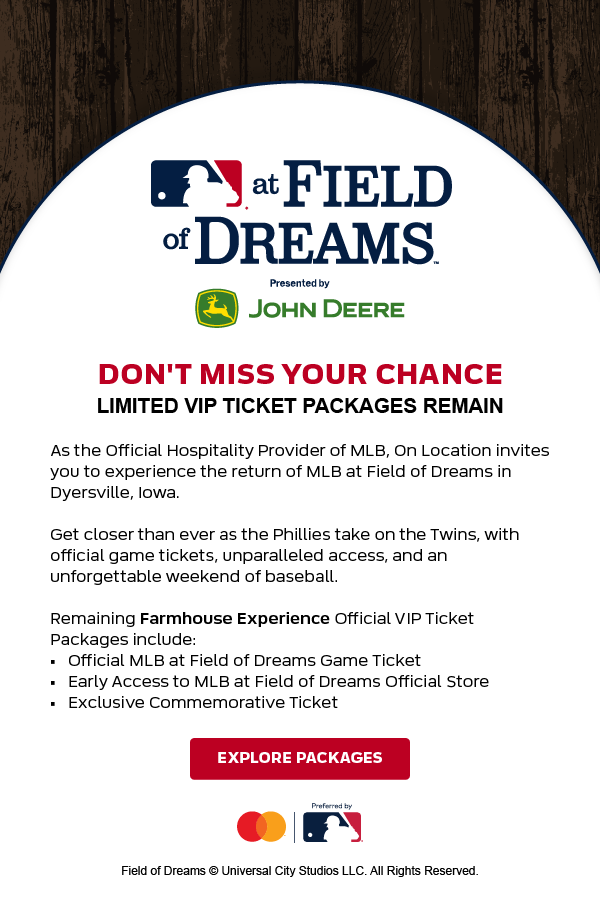 DON'T MISS YOUR CHANCE LIMITED VIP TICKET PACKAGES REMAIN