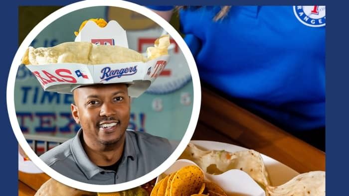 The Rangers' nacho sombrero